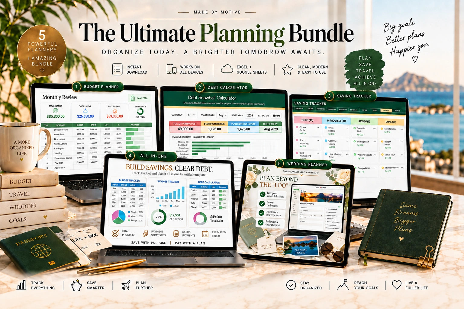 Complete Bundle — All 5 Digital Planners