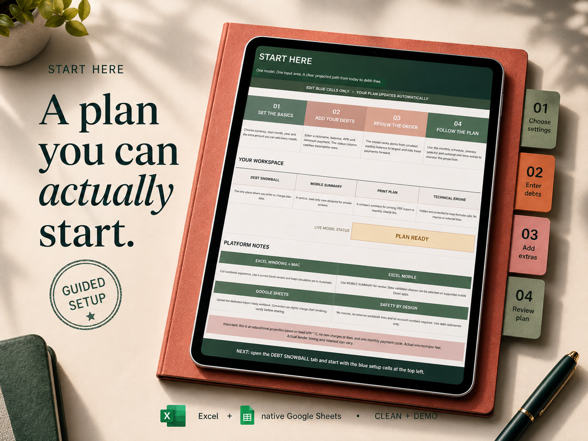 Debt Snowball Calculator — preview image 2 of 8