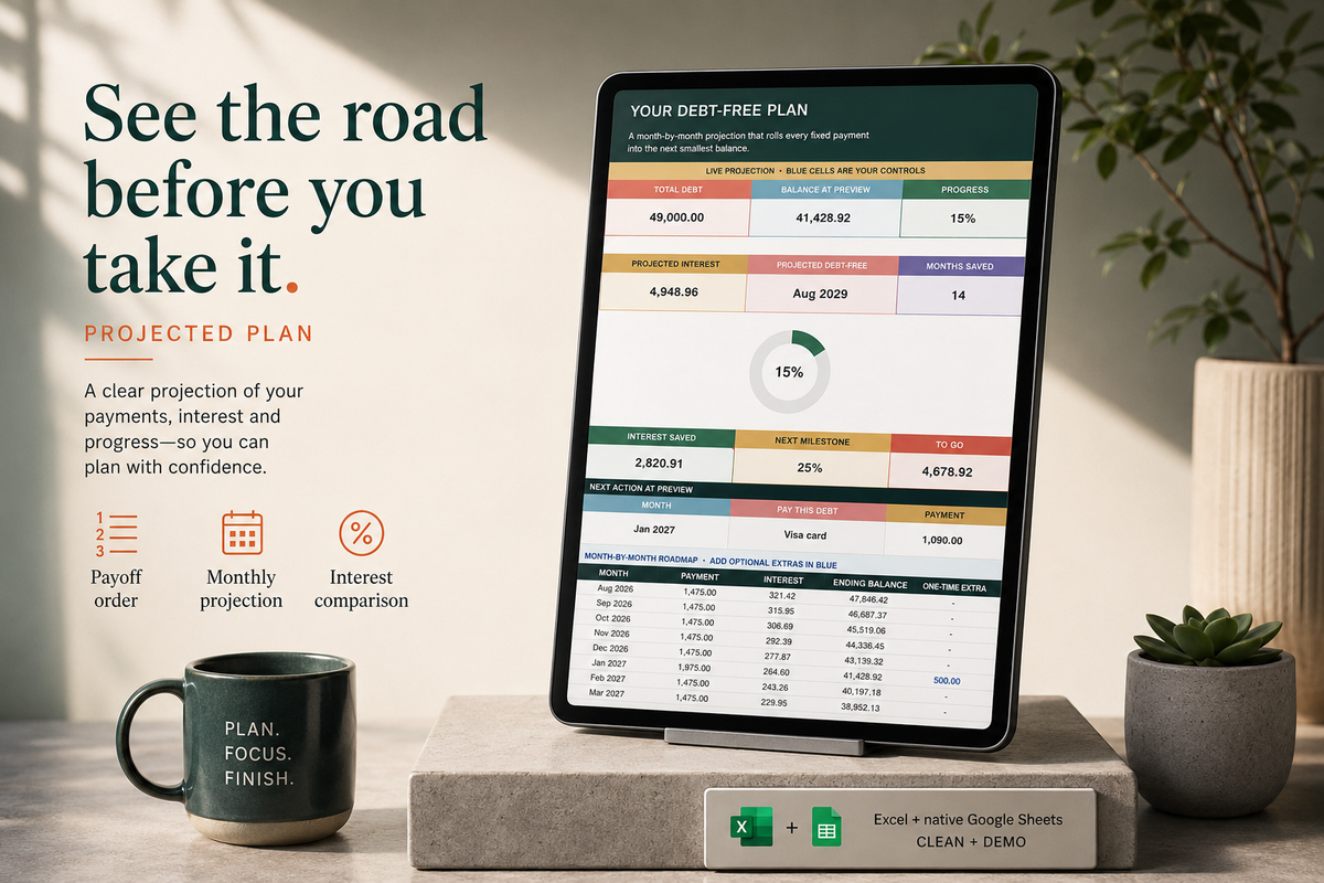 Debt Snowball Calculator — preview image 4 of 8